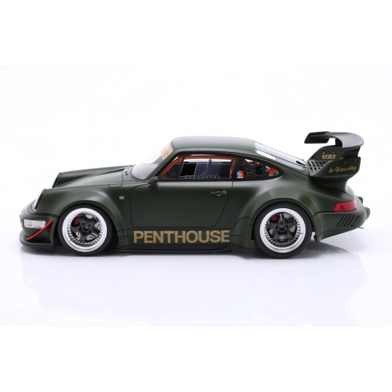 Porsche 911 RWB Penthouse – Kaki Green | 1/18 | GT Spirit