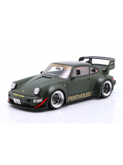 Porsche 911 RWB Penthouse – Kaki Green | 1/18 | GT Spirit