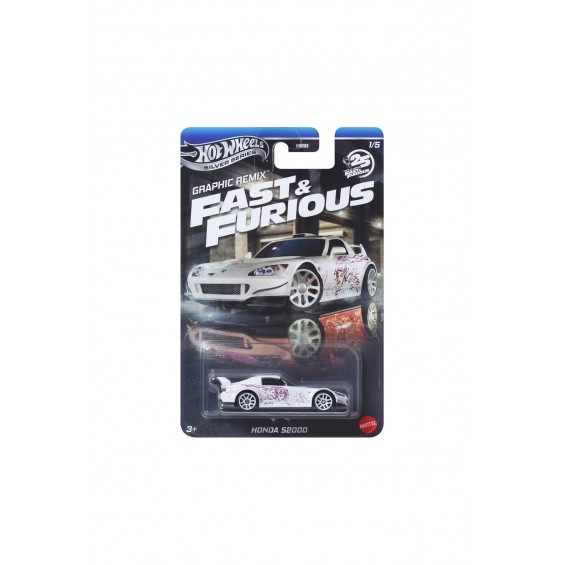 Hot Wheels Fast and Furious Uzun Kart 2025 5li Silver Set