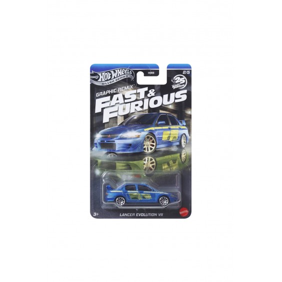 Hot Wheels Fast and Furious Uzun Kart 2025 5li Silver Set