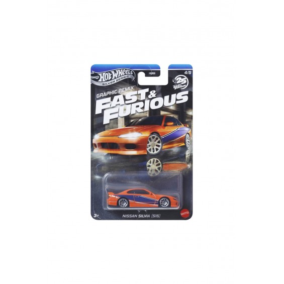 Hot Wheels Fast and Furious Uzun Kart 2025 5li Silver Set