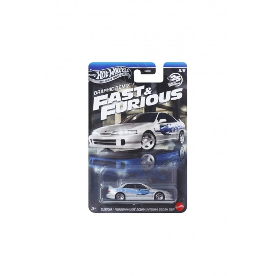 Hot Wheels Fast and Furious Uzun Kart 2025 5li Silver Set