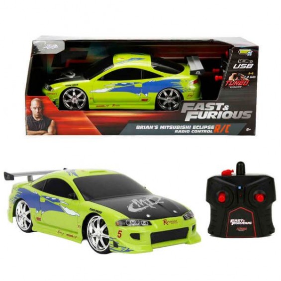 1:16 Fast & Furious – Brian’s Mitsubishi Eclipse | USB Şarjlı Uzaktan Kumandalı Araba