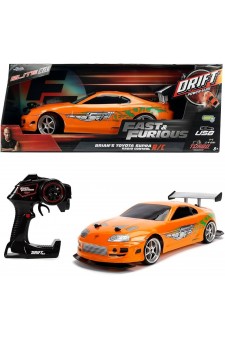 1:10 Fast & Furious – Brian’s Toyota Supra | USB Şarjlı Uzaktan Kumandalı Drift Araba | Jada