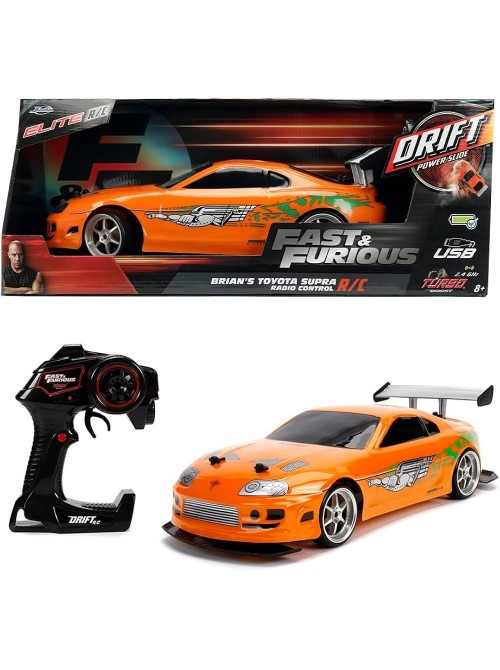 1:10 Fast & Furious – Brian’s Toyota Supra | USB Şarjlı Uzaktan Kumandalı Drift Araba | Jada