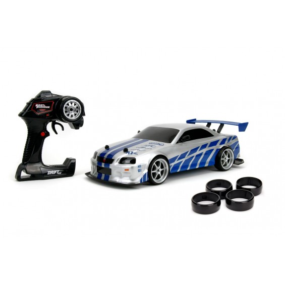 1:10 Fast & Furious – Brian’s Nissan Skyline GT-R (R34) | USB Şarjlı Uzaktan Kumandalı Drift Araba | Jada