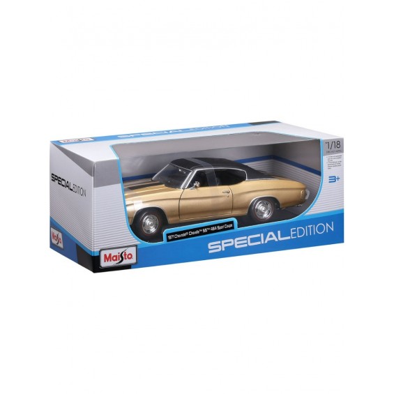 Chevrolet Chevelle SS 454 Sport Coupe – Altın – 1971 | 1/18 | Maisto