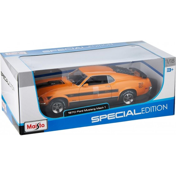 Ford Mustang Mach 1 – Turuncu – 1970 | 1/18 | Maisto