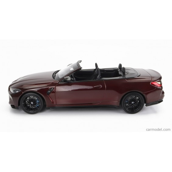 BMW M4 Cabriolet (G83) 2021 – Dark Red Metallic | 1/18 | Minichamps BMW M4 Cabriolet (G83) 2021 – Dark Red Metallic | 1/18 | Minichamps