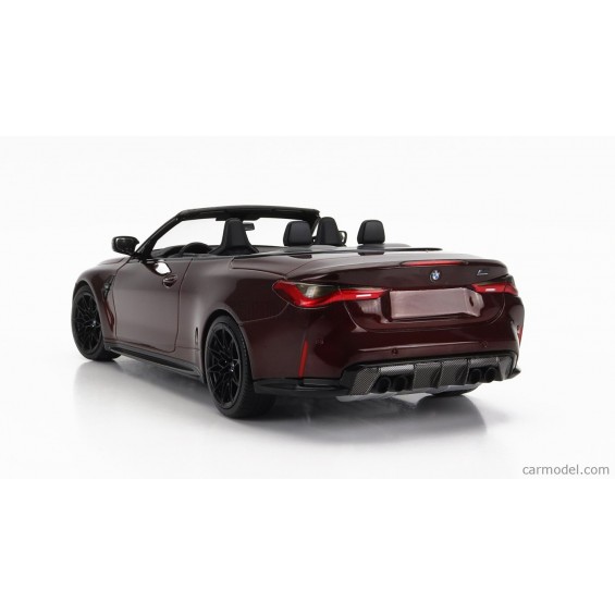 BMW M4 Cabriolet (G83) 2021 – Dark Red Metallic | 1/18 | Minichamps BMW M4 Cabriolet (G83) 2021 – Dark Red Metallic | 1/18 | Minichamps