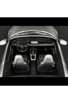 Porsche 911 (992) Turbo S Cabriolet 2020 – Silver | 1/18 | Minichamps