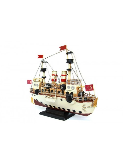 Dekoratif Metal Gemi Modeli