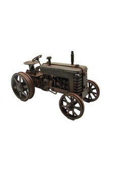 Dekoratif Metal Retro Traktör büyük c1630