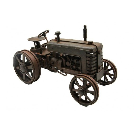 Dekoratif Metal Retro Traktör büyük c1630