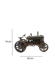 Dekoratif Metal Retro Traktör büyük c1630