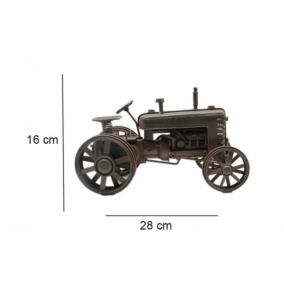 Dekoratif Metal Retro Traktör büyük c1630