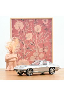Chevrolet Corvette Sting Ray 1963 Argent Sebring 1/18