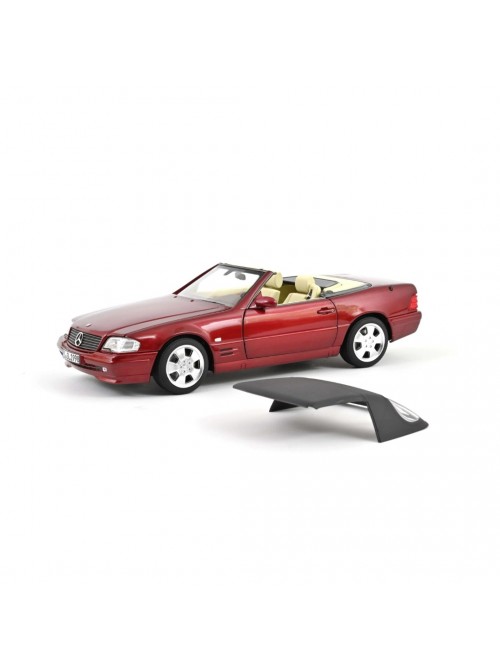 Mercedes-Benz SL 500 (R129) 1998–2001 – Red Metallic | 1/18 | Norev