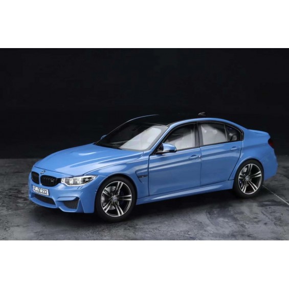 BMW M3 F80 2015–2019 – Yas Marina Blue | 1/18 | Norev