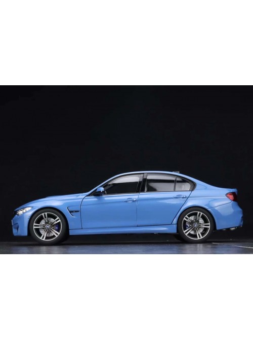 BMW M3 F80 2015–2019 – Yas Marina Blue | 1/18 | Norev