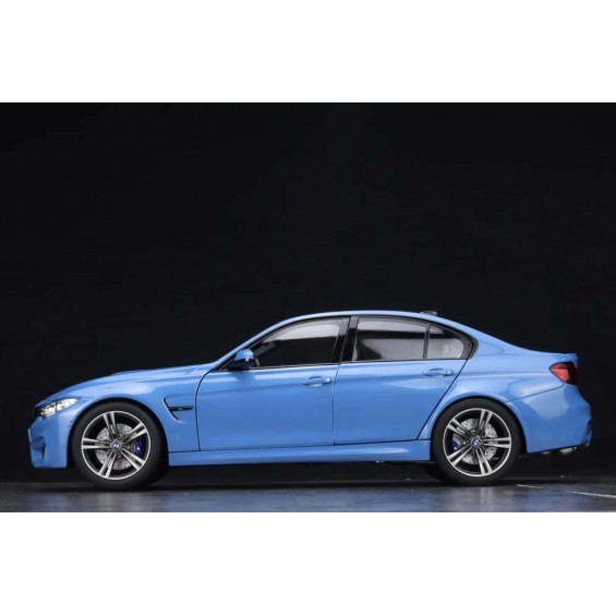 BMW M3 F80 2015–2019 – Yas Marina Blue | 1/18 | Norev