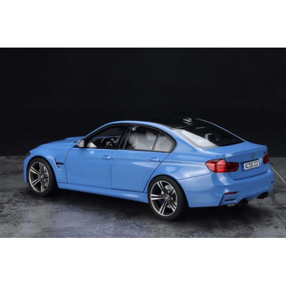 BMW M3 F80 2015–2019 – Yas Marina Blue | 1/18 | Norev