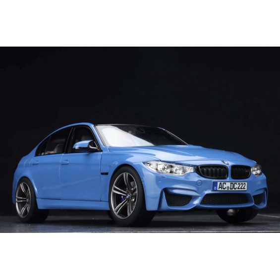 BMW M3 F80 2015–2019 – Yas Marina Blue | 1/18 | Norev