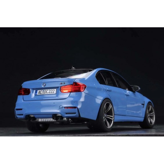 BMW M3 F80 2015–2019 – Yas Marina Blue | 1/18 | Norev