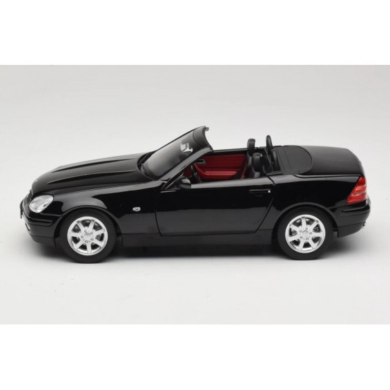 Mercedes-Benz SLK200 Cabriolet Spider (R170) 1996 – Black | 1/18 | Norev Dealer Edition