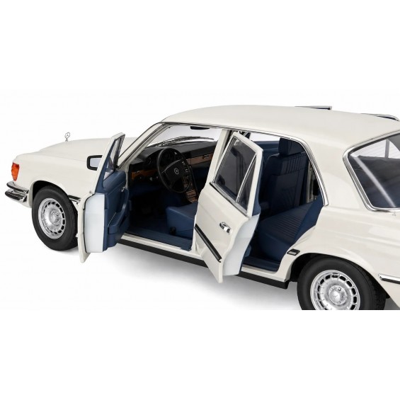Mercedes-Benz 350 SEL (W116) – Beyaz | 1/18 | Norev