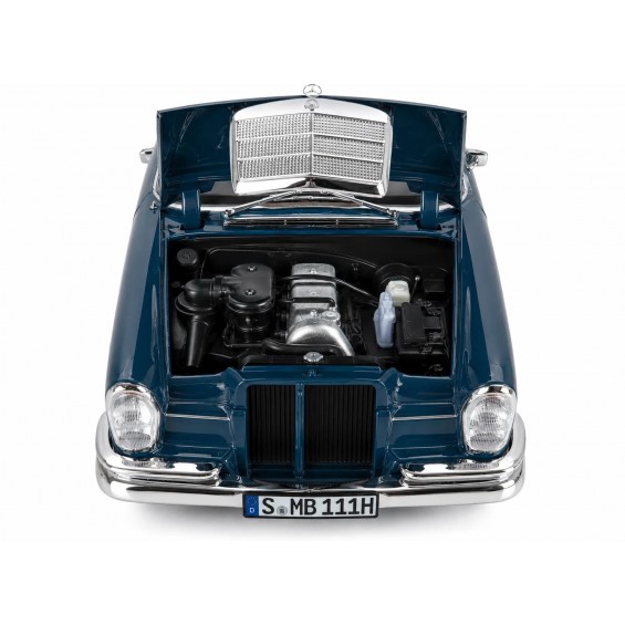 Mercedes-Benz 220S (W111) 1956 – Blue | 1/18 | Norev Dealer Edition