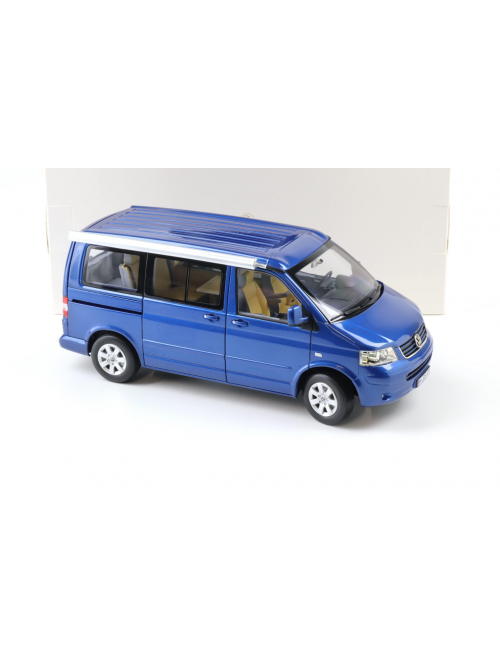 Volkswagen VW T5 California – Ravenna Blue Metallic | 1/18 | Norev