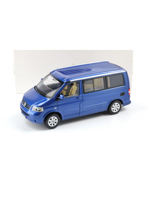 Volkswagen VW T5 California – Ravenna Blue Metallic | 1/18 | Norev Volkswagen VW T5 California – Ravenna Blue Metallic | 1/18 | Norev