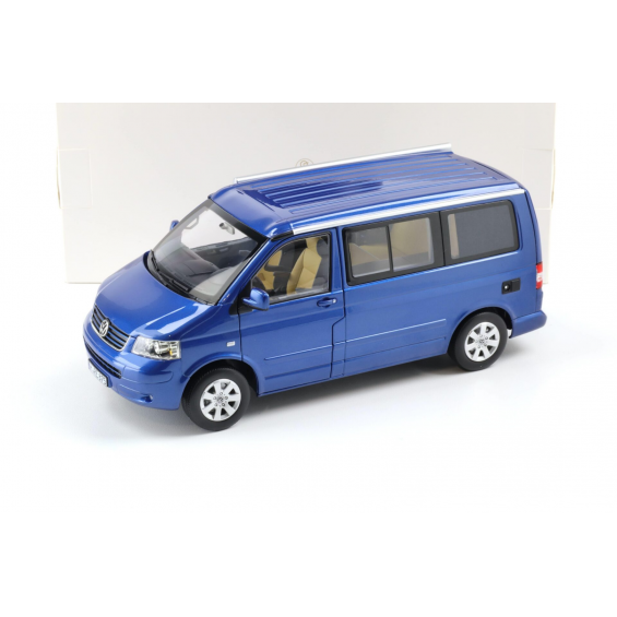 Volkswagen VW T5 California – Ravenna Blue Metallic | 1/18 | Norev