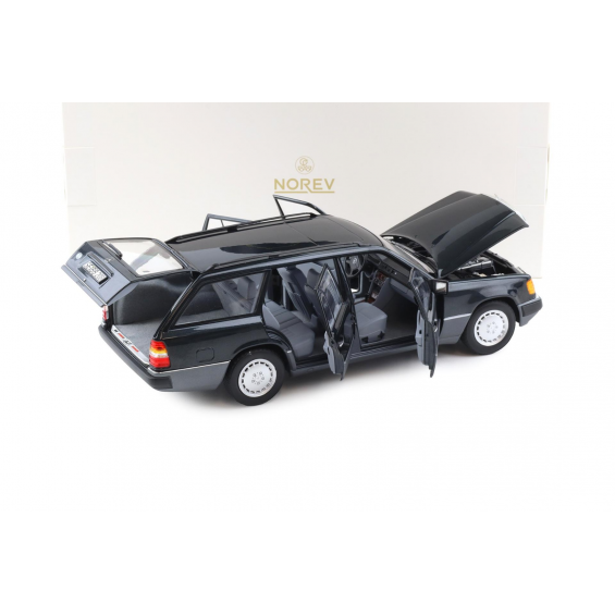 Mercedes-Benz 300D T-Modell 1990 – Blue-Black | 1/18 | Norev