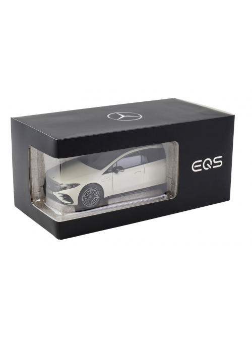 Mercedes-Benz EQS V297 Limousine – Opalite White Bright Matt | 1/18 | NZG