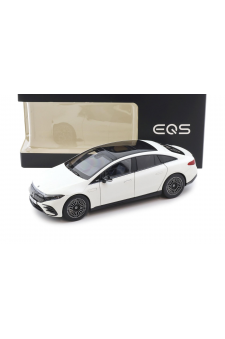 Mercedes-Benz EQS V297 Limousine – Opalite White Bright Matt | 1/18 | NZG
