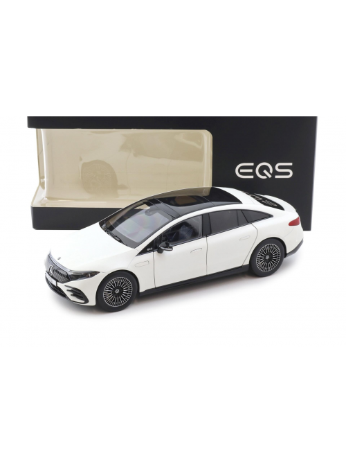 Mercedes-Benz EQS V297 Limousine – Opalite White Bright Matt | 1/18 | NZG