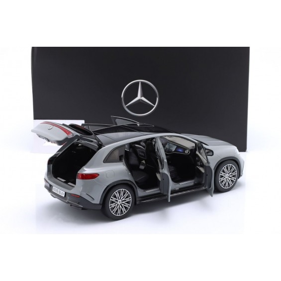 Mercedes-Benz EQS SUV (X296) Mercedes-EQ 2022 – Alpine Gray | 1/18 | NZG Mercedes-Benz EQS SUV (X296) Mercedes-EQ 2022 – Alpine Gray | 1/18 | NZG