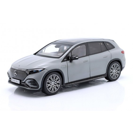 Mercedes-Benz EQS SUV (X296) Mercedes-EQ 2022 – Alpine Gray | 1/18 | NZG Mercedes-Benz EQS SUV (X296) Mercedes-EQ 2022 – Alpine Gray | 1/18 | NZG