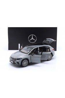Mercedes-Benz EQS SUV (X296) Mercedes-EQ 2022 – Alpine Gray | 1/18 | NZG Mercedes-Benz EQS SUV (X296) Mercedes-EQ 2022 – Alpine Gray | 1/18 | NZG