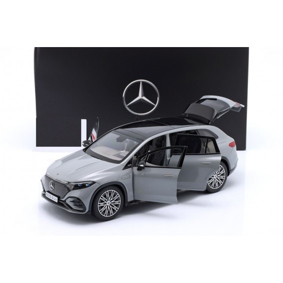 Mercedes-Benz EQS SUV (X296) Mercedes-EQ 2022 – Alpine Gray | 1/18 | NZG Mercedes-Benz EQS SUV (X296) Mercedes-EQ 2022 – Alpine Gray | 1/18 | NZG