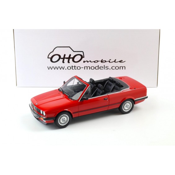BMW 325i Convertible – Bright Red – 1986 | 1/18 | Otto Mobile BMW 325i Convertible – Bright Red – 1986 | 1/18 | Otto Mobile