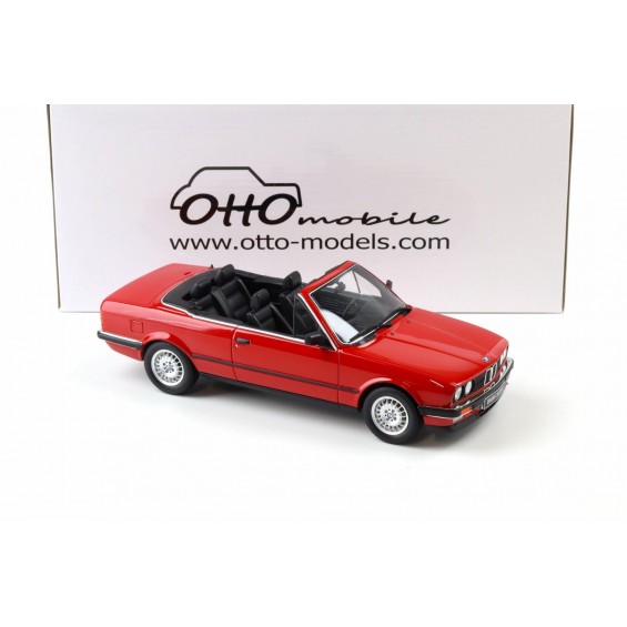 BMW 325i Convertible – Bright Red – 1986 | 1/18 | Otto Mobile BMW 325i Convertible – Bright Red – 1986 | 1/18 | Otto Mobile