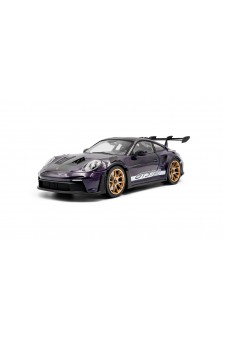 Porsche 911 GT3 RS Weissach Package – Viola Purple Metallic – 2024 | 1/18 | Solido 4  ÜRÜN ÖZELLİKL