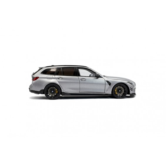 BMW M3 G81 Touring with Performance Parts – Frozen Pure Grey Metallic – 2024 | 1/18 | Solido