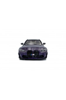 BMW M3 G81 Touring with Performance Parts – Twilight Purple Pearl Metallic – 2024 | 1/18 | Solido