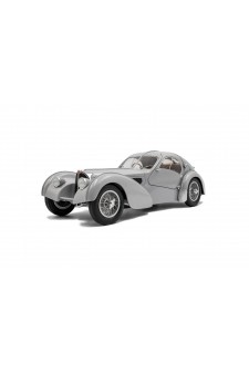 Bugatti Atlantic Type 57 SC – Mat Silver – 1937 | 1/18 | Solido