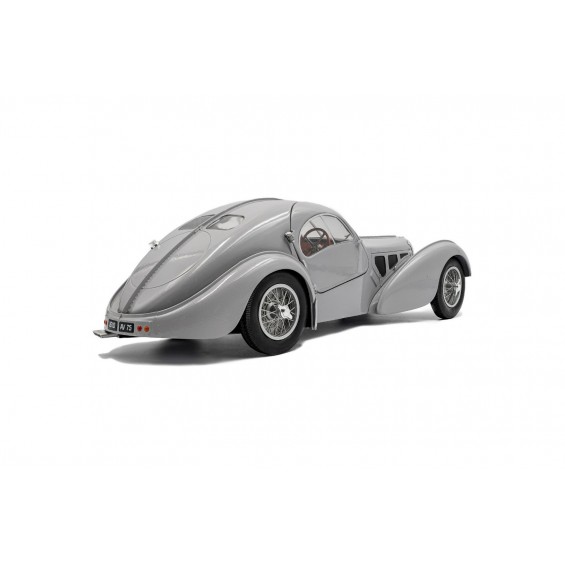Bugatti Atlantic Type 57 SC – Mat Silver – 1937 | 1/18 | Solido