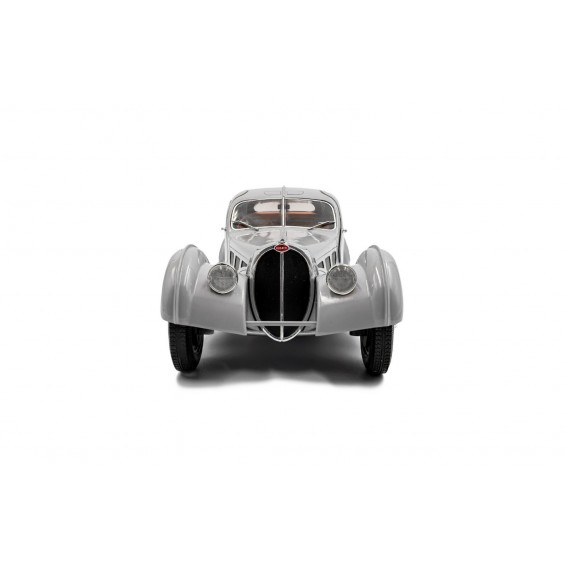 Bugatti Atlantic Type 57 SC – Mat Silver – 1937 | 1/18 | Solido
